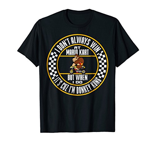 Nintendo Mario Kart Winning As Donkey Kong Graphic T-Shirt