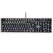 Produktbild E-Yooso Z-88 Mechanische Gaming Tastatur, Metall Platte Regenbogen LED Beleuchtung,105 Tasten Blauer Schalter Deutsches Layout, Schwarz