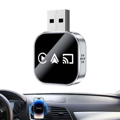 Ceprznvey Adapter Wideo Do Samochodu | Bez Opó?nienia Plug And Play Konwerter | Bezprzewodowe Odbieranie Z Telefonu Do Samochodu - D?ugich Podró?y Jazdy Miejskiej Nawigacji Autostradowej
