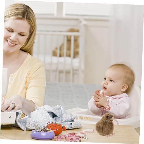 BESPORTBLE 3 Pecas pássaro decorativo conjunto infantil brinquedo de cachorro realista brinquedo de
