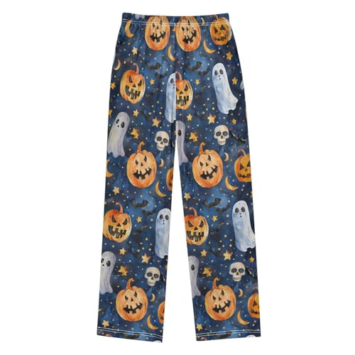 Halloween Pajama Pants Halloween Pattern 12 Long Sleep Pants Lounge Bottoms2