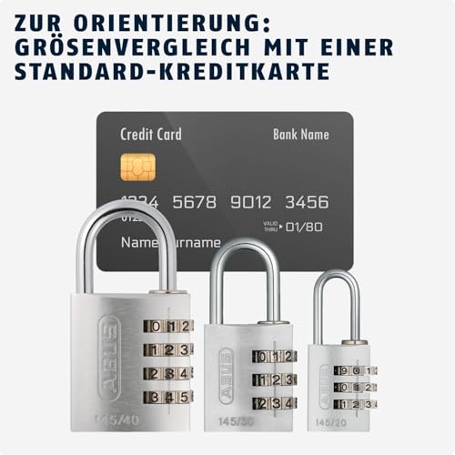 ABUS Zahlenschloss 145/40 - Aluminium-Vorhängeschloss, Sicherheitslevel 4 – Ansicht 6