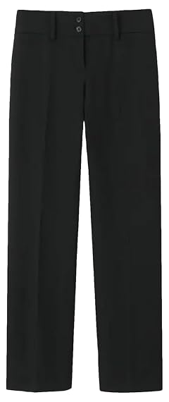 Womens Autumn Winter Low Waist Slim Button Solid Color Casual Straight Pants