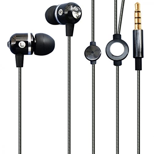 3.5mm Jewellery Style Earbuds High Quality Sound Microphone Wired