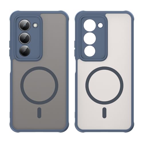 Image of Compatible with REDMI 15 (169mm) Case Cover,Compatible with MagSafe,Anti-Fall,Compatible with Xiaomi Redmi 15 (169mm) 25057RN09E Cell Protective Phone Case Blue