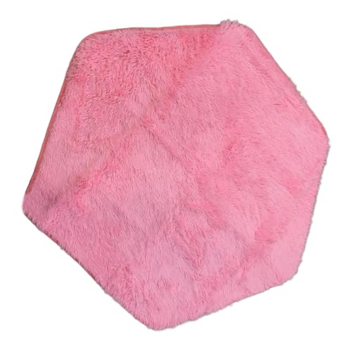 Image of Kids Play Mat Area Rug Entrance Playhouse Hoe Hexagon Rug for Princess Tent