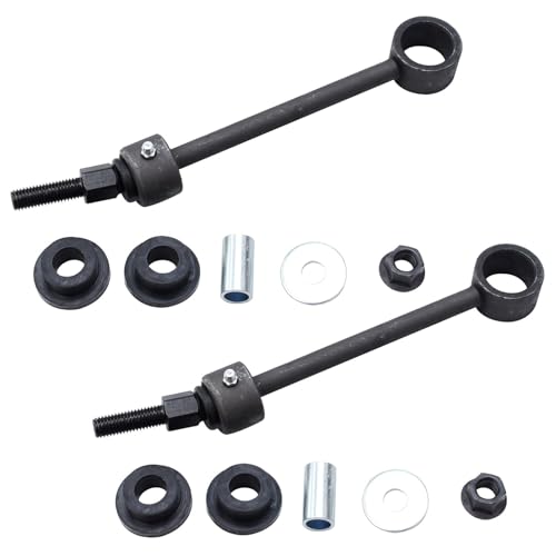 Image of Detroit Axle - RWD Front End 14pc Suspension Kit for Dodge Ram 1500 2500 3500, 2 Upper Control Arms 2 Lower Ball Joints 4 Front & Rear Sway Bars 4 Outer & Inner Tie Rods 2 Boots Replacement
