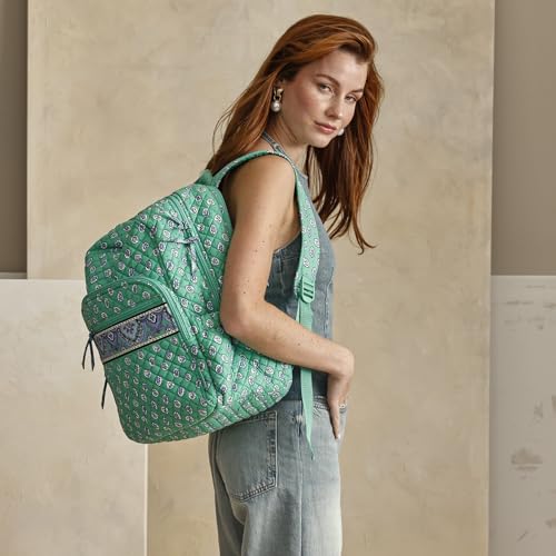 Image of Cotton Campus Backpack, Garden Green Leaf, One Size