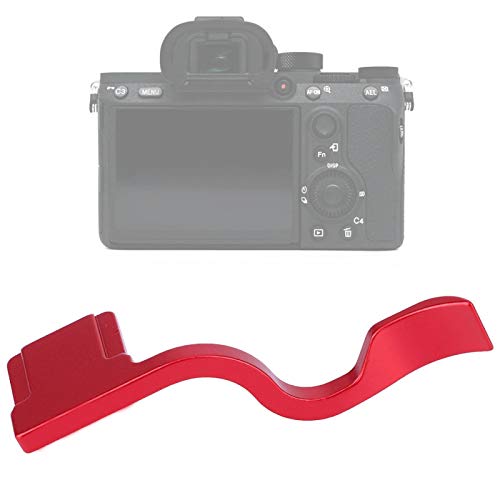 Akozon Agarre del Pulgar de la cámara Resto del Pulgar de aleación de Aluminio para reemplazo de Agarre para cámara para Sony A9 / A9R / A7RIII / A7 III Rojo - imagen 5