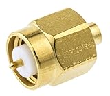 Radiall Stecker Koaxialsteckverbinder SMA-Steckverbinder, Kabelmontage, Crimp-Anschluss, für RG405-Kabel, 50Ω, Gerade