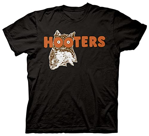  Officially Licensed Ripple Junction Hooters Hootie The Owl Vintage Logo Adult T-Shirt Front and Back Prints
| Ripple Ju