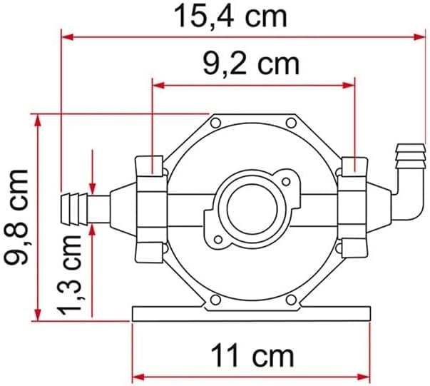 FIAMMA - Vaso de Expansión Universal Fiamma A20 para Bomba AQUA 8 Camper Autocaravana - 61260