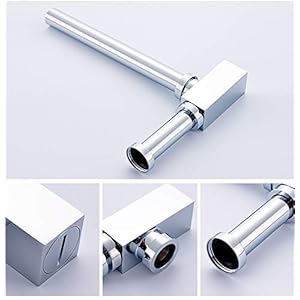 Brizyaan Premium Heavy Brass Bottle Trap with 7 Inch Outlet Pipe for Bathroom Basin Kitchen Sink and Wash Basin (Finish : Chrome; 32 mm; Silver)