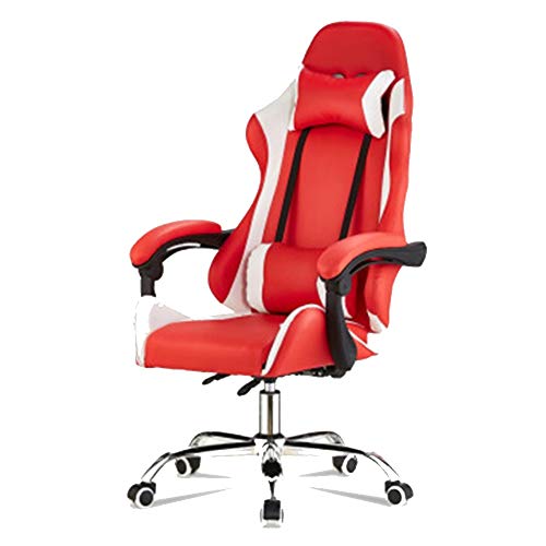 Gaming Game Chair Reclining Computer Chair Ergonomic Office Chair Swivel Chair Back Chair-Red