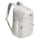 adidas Amplifier Backpack for Laptop, School and Gym, 28L, Alumina Beige/Rose Gold/Bungie, OSFA