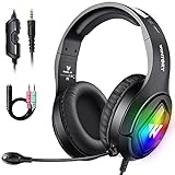 DETAILS LEGEN DIE QUALITÄT FEST: Eine hohe Reißfestigkeit, ein geflochtetes Anti-Wickel-USB-Kabel mit Lautstärkeregler und ein Mute-Knopf für das Mikrofon vermeiden effektiv, dass sich das 78 Zoll lange Kabel verwickelt. Außerdem können Sie die ganz einfach die Lautstärke regeln und das Mikrofon stumm stellen.