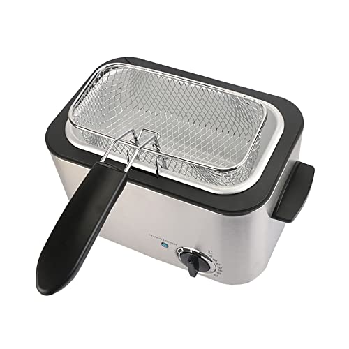 Friteuse compacte 1,2L pour frites maison croustillantes en duo