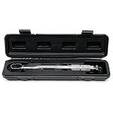 Kit di attrezzi manuali per riparazione orologi, kit di attrezzi manuali con chiave dinamometrica da 1/4 di pollice Set di attrezzi con custodia Foot Pound 5-25Nm Drive Click Chiave a mano regol