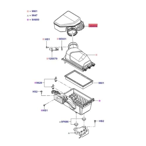 Tubo admisión kit toma aire frío para Ford Edge 2015 viaja sin tirones de motor 7