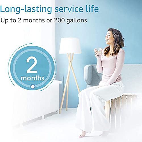 Wuyan 2Pcs Water Filter Cartridge For Culligan Fm-15Ra Faucet-Mount Replacement Water Filter Cartridge, 200 Gallon, White #TOP2