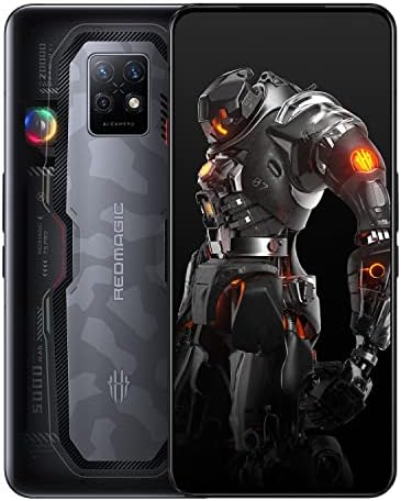 REDMAGIC 7S Pro Smartphone 5G, 120Hz Gaming Phone, 6.8" Full Screen, Under Display Camera, 5000mAh Android Phone, Snapdragon 8+ Gen 1, 18+512GB, 65W Charger US Unlocked Phone Black&Transparent