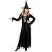 Produktbild Widmann 00434 - Erwachsenenkostüm Hexe, Kleid mit Hexenhut, Größe XL, schwarz