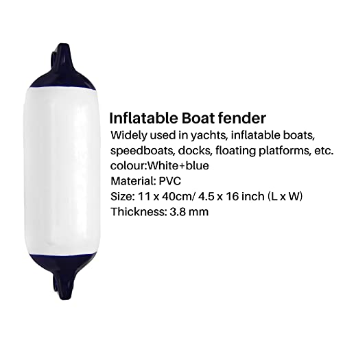 Piquets d'ancrage gonflables PVC 4,5x16 accessoire amarrage bateau et cuddy
