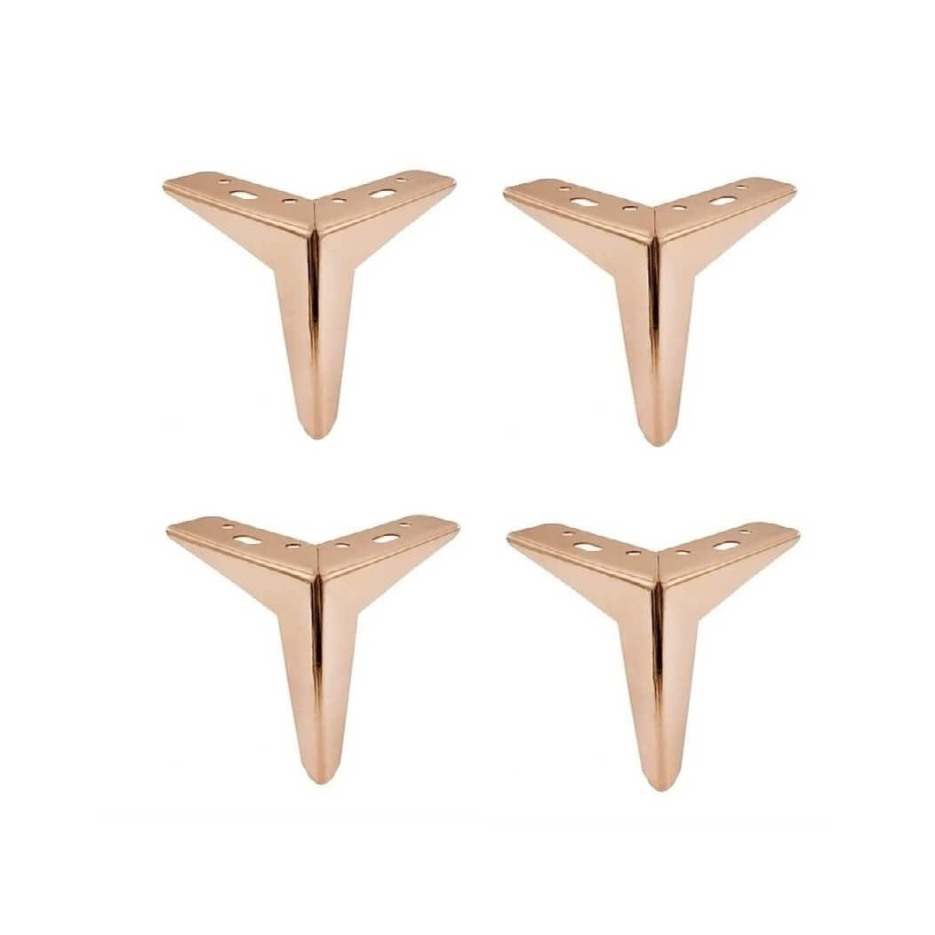 Krishna Sales Agency 4PC Metal Star Shaped Furniture Legs, Latest Style Coffee Table Sofa Feet Kitchen Table Legs Bathroom Cabinet Cupboard Feet, DIY Furniture Hardware (4 inches, Rose Gold) (B0CBTWC9CS) Amazon Price History, Amazon Price Tracker