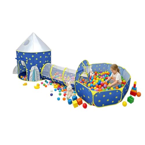 Tienda de juguete infantil con piscina de bolas y diseño plegable portátil 7