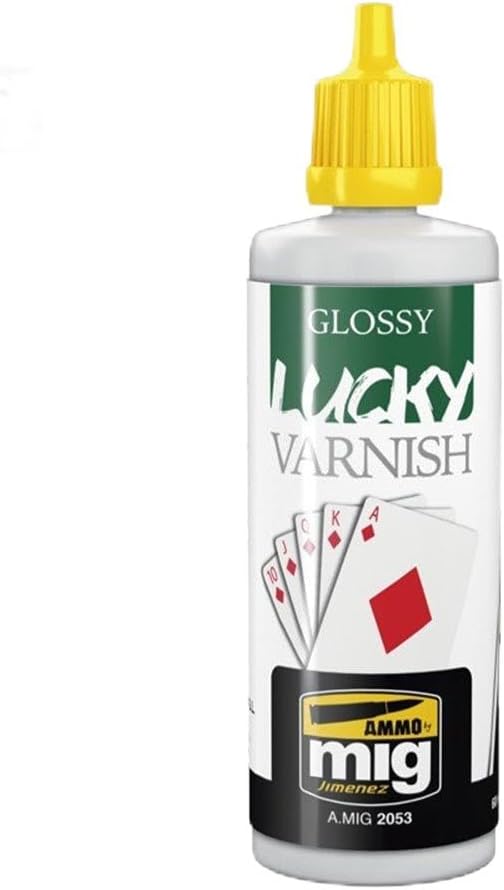 Ammo by MIG Jimenez Glossy LUCKY VARNISH 60ML JAR - AMIG2053