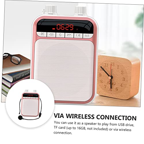 Vaguelly Amplificador De Microfone Amplificador Portátil Alto-Falantes Portáteis Sem Fio Iem Mini Al