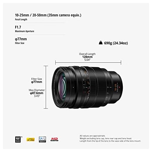 Panasonic Lumix G Leica DG 10-25mm Lens