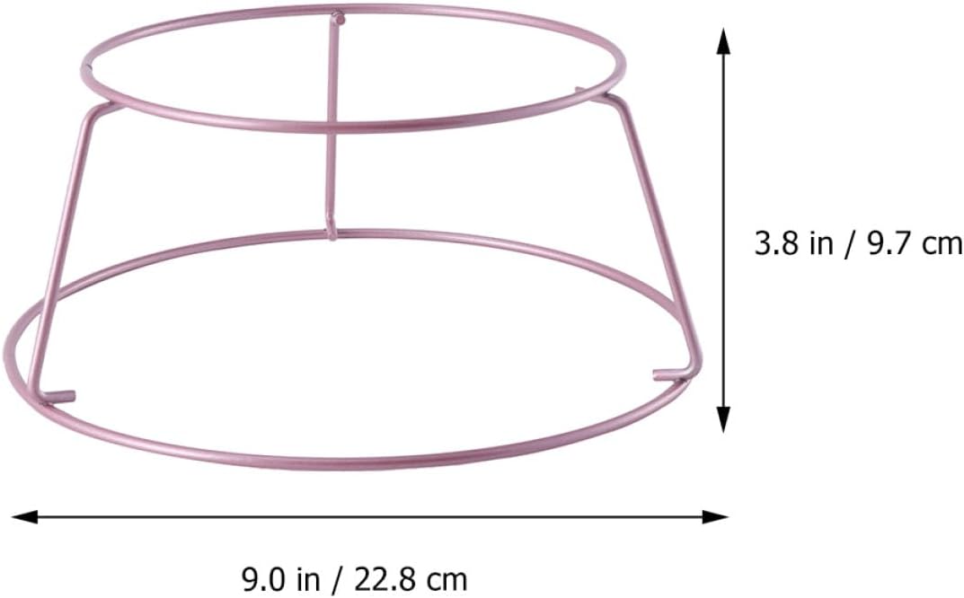 FRCOLOR 2pcs Rose Gold Nonstick Bread Cooling Rack Baking Tool Stainless Steel Wire Oven-safe Kitchen Gadget for Cake Cookie Cooling and Bread Baking