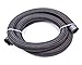 FRAGOLA Hose, 16 an, 20 ft, Braided Fire Retardant Fabric, Wire Reinforced, PTFE, Black, Each