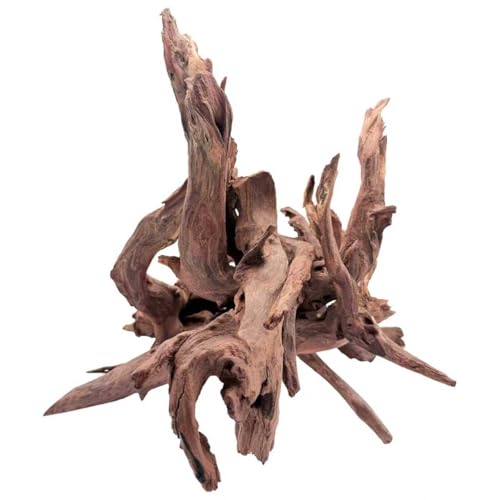 EFFIELER Natural Driftwood for Aquarium Decor –Unique Size (14-17 Inch 1-Pack) Real Wood Branches Fish Tank, Reptile Habitat, Terrarium, Hermit Crab,Aquatic Pets