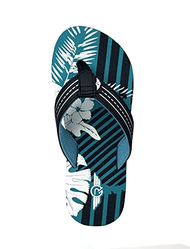 Image of REDVOLUTION New Boys' Beach Sandal TRIBAL Tattoo | Geometric Bali Flip-Flop Sandals