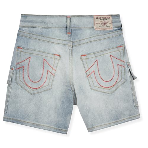 Image of True Religion Girls Jeans Shorts Set Girls Denim Short and Fashion Tee Shirt Clothing Set for Kids