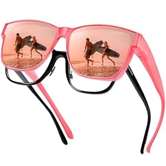 21 Matte Red Frame/Pink Mirrored Lens