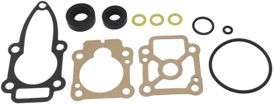 Lower Unit Gasket Seal Kit Compatible with 8 9.9 4-Str Engine 8M0065830 804908A02 8M0060176 Boat