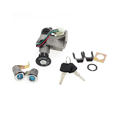 Miniatura 2 de Interruptor de encendido eléctrico para motocicleta, juego de cerradura de llave de asiento para ciclomotor 50 125 150 CC GY6 Taotao Roketa Scooter