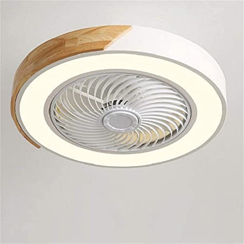 Ventilador de techo con luz LED 36W y control remoto blanco para sala