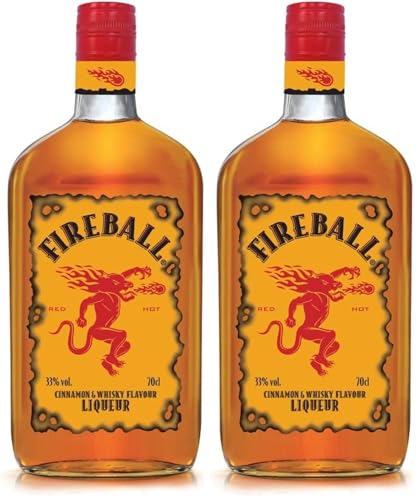 Fireball Cinnamon Whisky - botella de Licor de Whisky infusionado