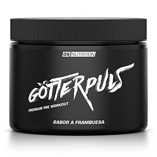 OS NUTRITION Götterpuls Premium Pre Workout pre-entrenamiento sabor frambuesa 308g