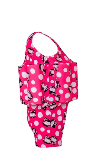 Image of Toddler Kids One-Piece Float Swimsuit with Adjustable Buoyancy UPF 50+ Sun Protection for Beach Pool Boys Girls