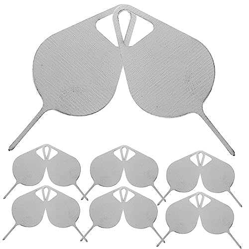 DIYEAH Strumento Espulsione Pin Sim in Acciaio Inox Resistente Leggero 100 Pezzi per Rimozione Vassoio Scheda Sim Smartphone Foro per Appenderlo, Adatto a Tutti i Modelli di Telefono