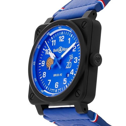 Bell & Ross BR-03 Automatic Blue Dial Watch BR0392-PAF7-CE/SCA (Pre-Owned)2