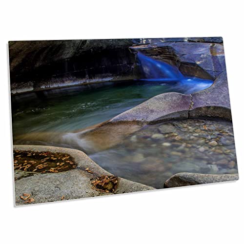 3dRose The Basin Franconia Notch, New Hampshire - Pad para Escritorio Grande