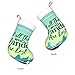 Nuzjahu Not All Those Who Wander are Lost 1 Pattern Christmas Stockings - 17.7 Inches Large Plush Xmas Stocking for Kids Christmas Hanging Decorations for Family Decorations & Gifts