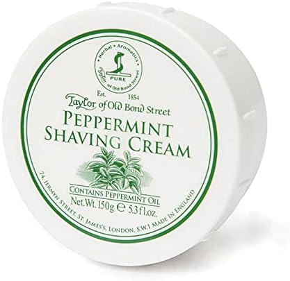 Taylor of Old Bond Street Peppermint Shave Cream (5.3 oz)