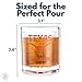Greenline Goods – University of Texas Longhorns College Whiskey Glasses (Set of 2), 10 oz – Full-Color Logo + Campus Map
